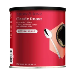 Know & Love Classic Roast Coffee Can - 30.5 oz