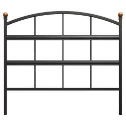 Modern Farmhouse 16'' x 18'' Border Edge, black with copper accent finial balls
