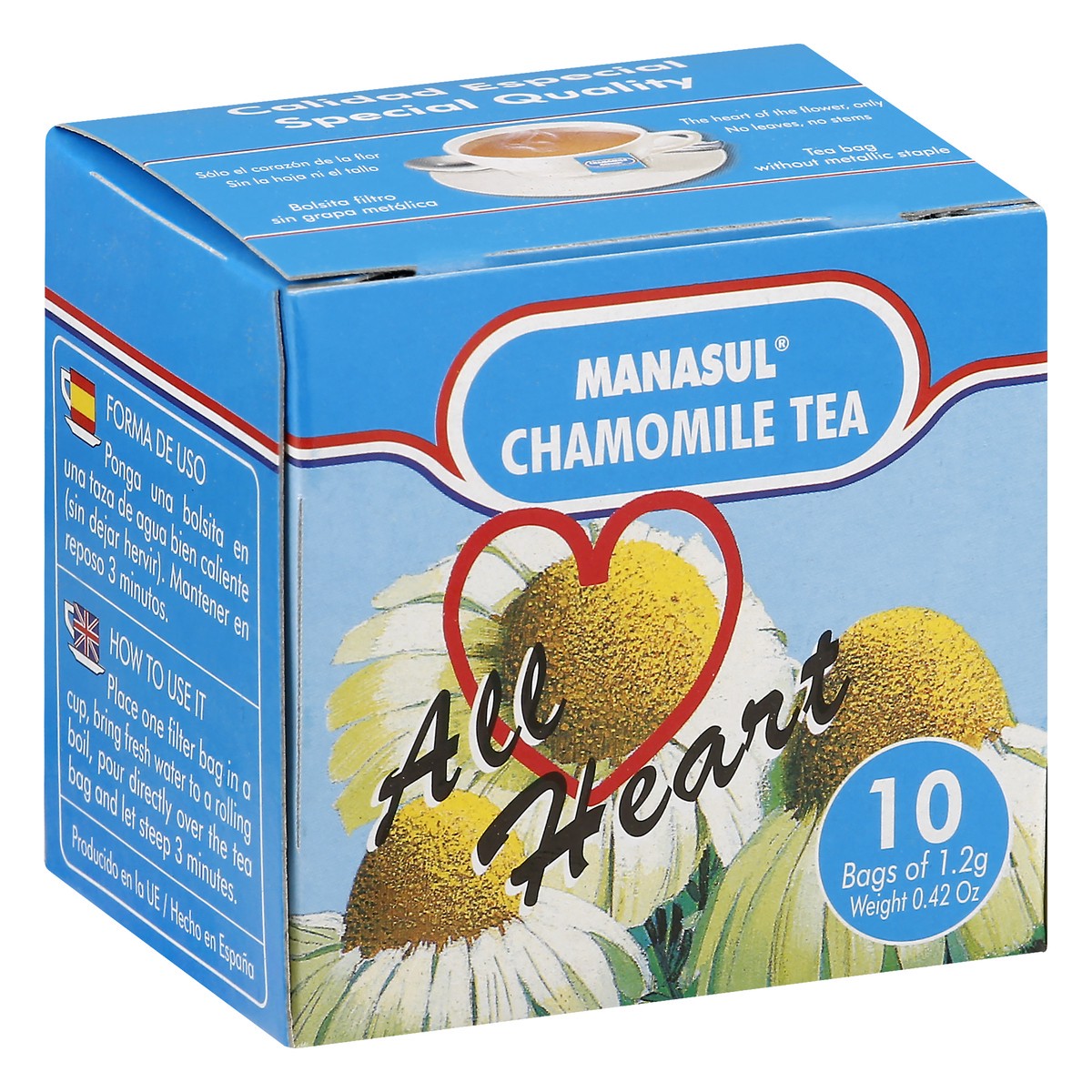 slide 5 of 9, Manasul Te De Manzanilla (Chamomile Tea Bags) - 10 ct, 10 ct