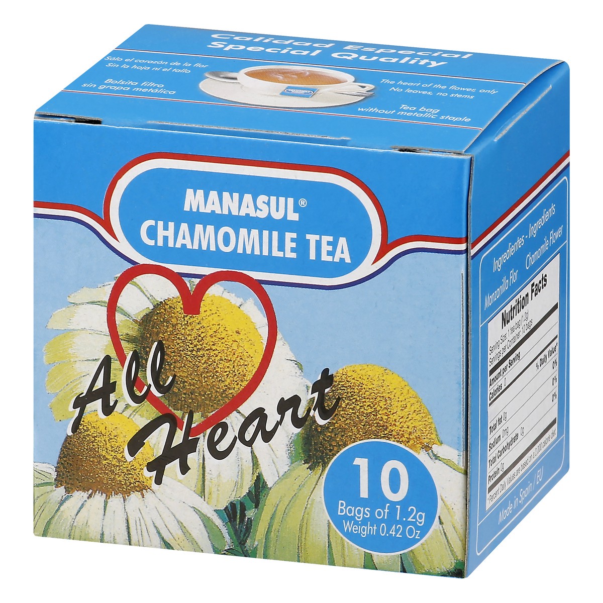 slide 8 of 9, Manasul Te De Manzanilla (Chamomile Tea Bags) - 10 ct, 10 ct