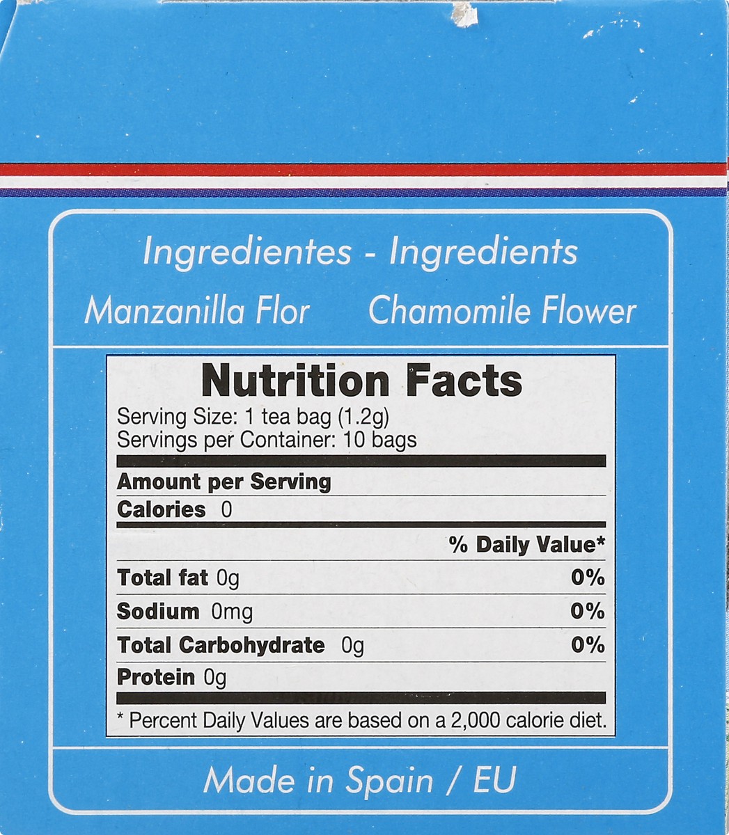 slide 6 of 9, Manasul Te De Manzanilla (Chamomile Tea Bags) - 10 ct, 10 ct