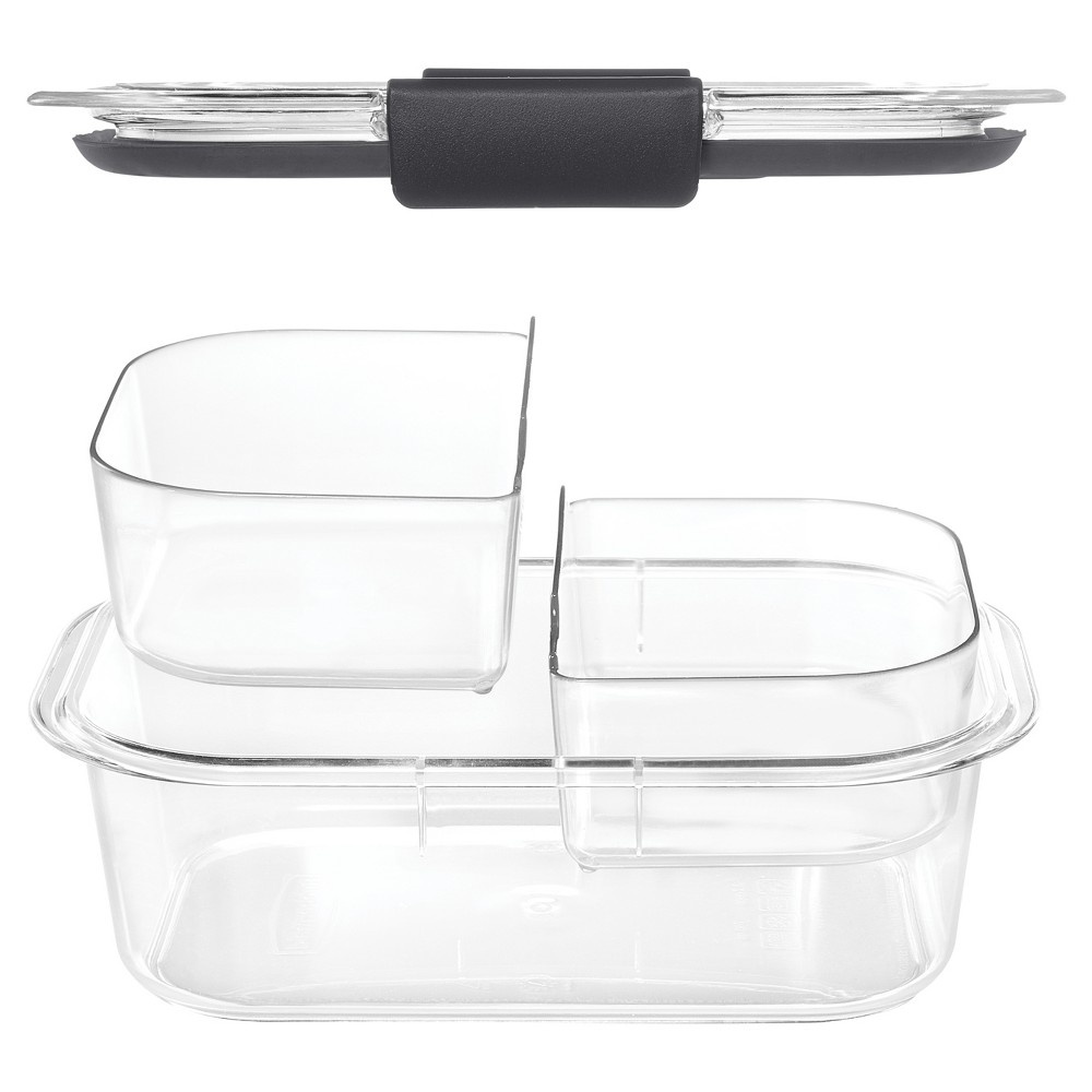 slide 2 of 6, Rubbermaid 3.2 Cup Brilliance Snack Food Storage Container Clear, 3.2 cup