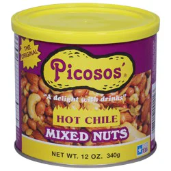 Picosos' Hot Chile Mixed Nuts 12 oz