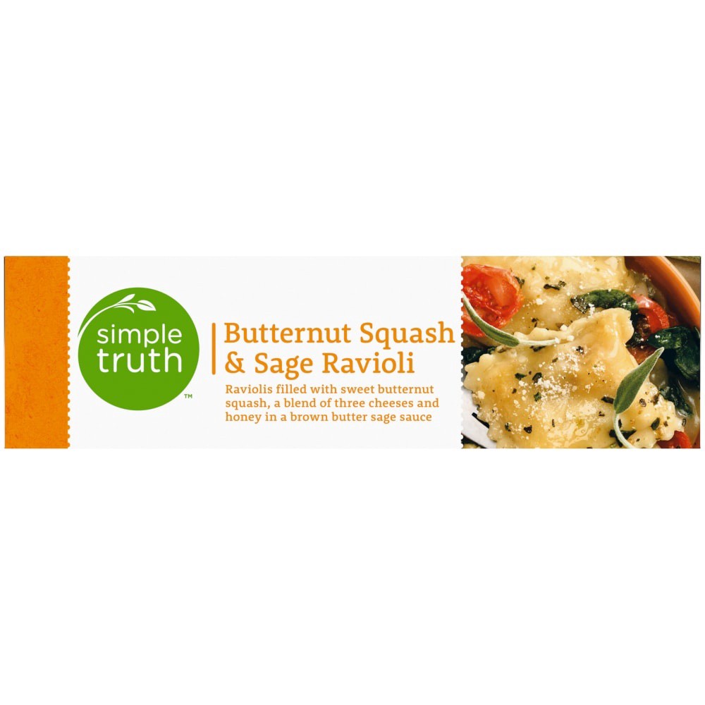 slide 2 of 4, Simple Truth Butternut Squash & Sage Ravioli, 9 oz