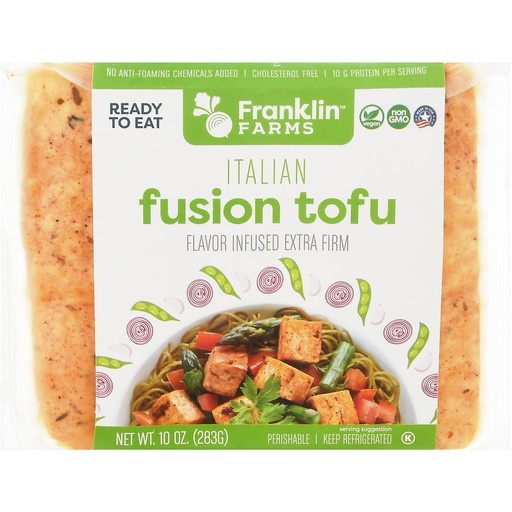 slide 1 of 1, Franklin Farms Italian Fusion Tofu, 10 oz
