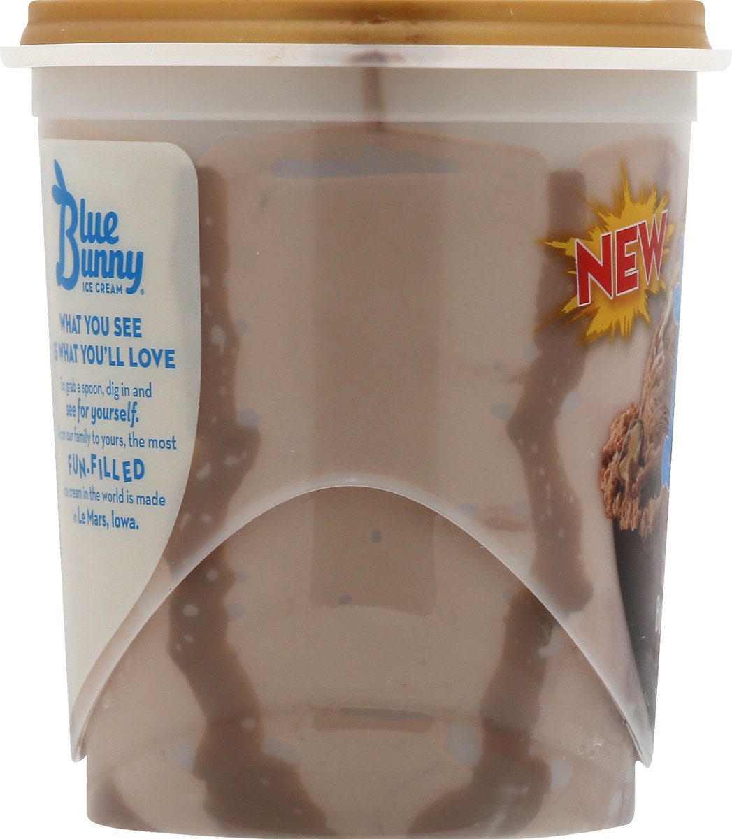 slide 6 of 10, Blue Bunny Chocolate Bunny Tracks Frozen Dessert, 46 fl oz, 46 fl oz