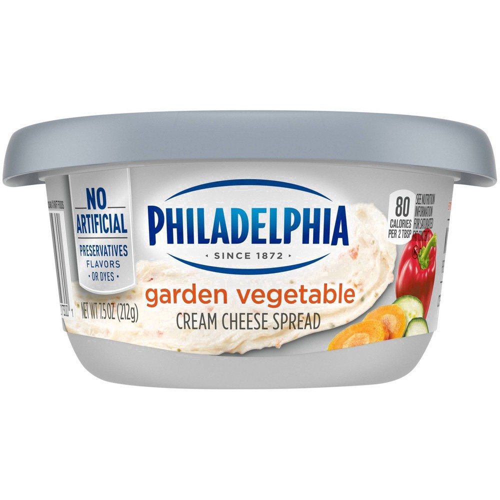 slide 35 of 42, Philadelphia Garden Vegetable Cream Cheese Spread, 7.5 oz
