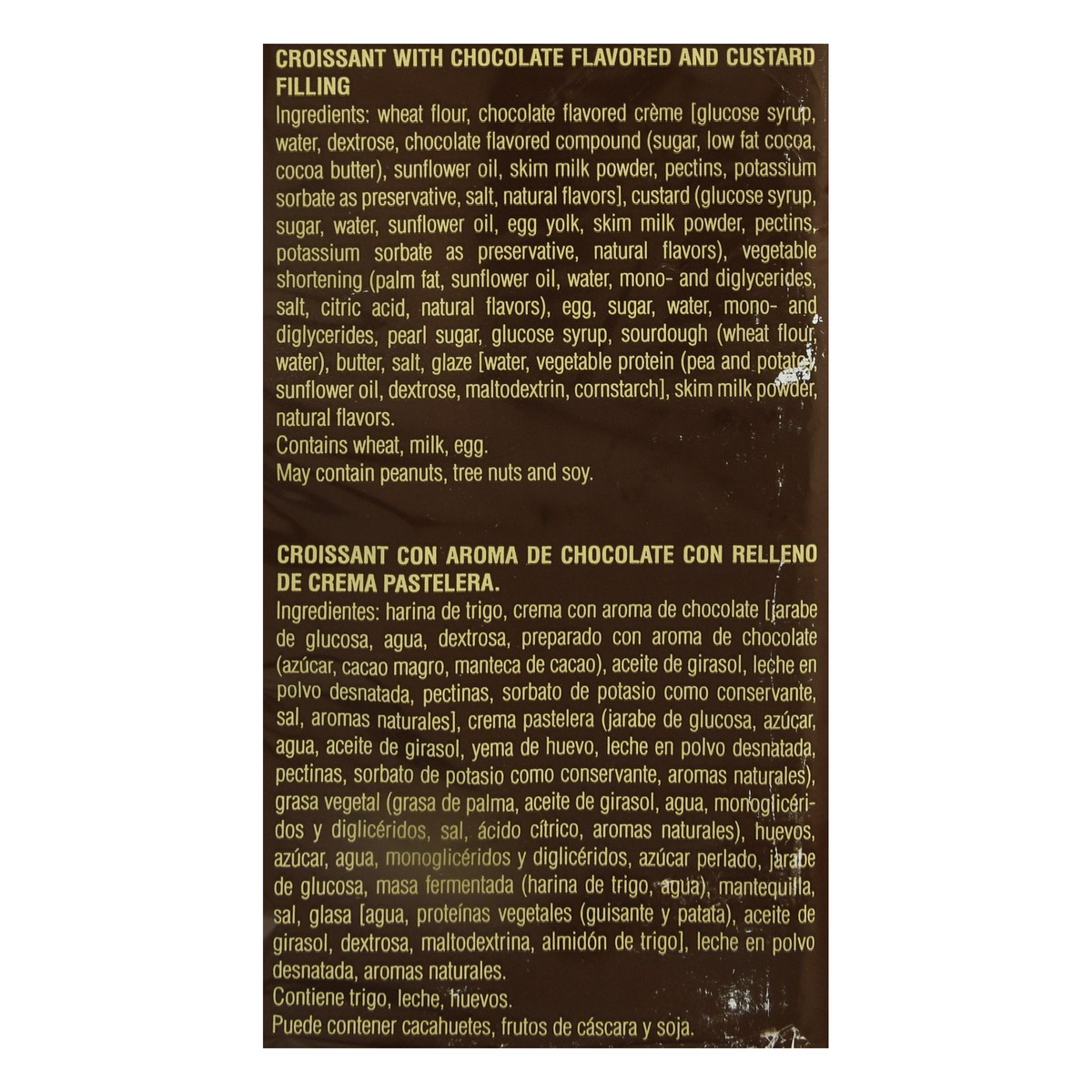 slide 10 of 13, Flora Croissant, Chocolate & Pastry Cream, 6 ct