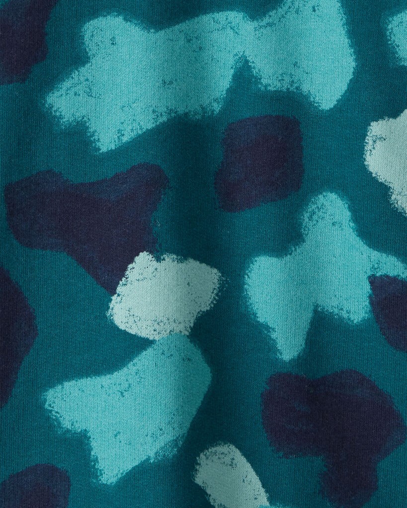 slide 2 of 2, Oshkosh Toddler Boy Camo Hoodie - Teal Teal 4T, 1 ct