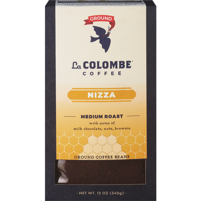 slide 1 of 1, La Colombe Ground Medium Roast Nizza Coffee Beans 12 oz, 12 oz
