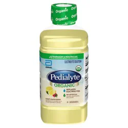 Pedialyte Organic Crisp Lemon Berry Electrolyte Solution - 33.8 fl oz