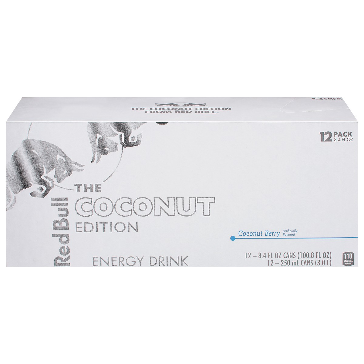 slide 1 of 4, Red Bull The Coconut Edition Coconut Berry Energy Drink - 12 ct, 12 ct