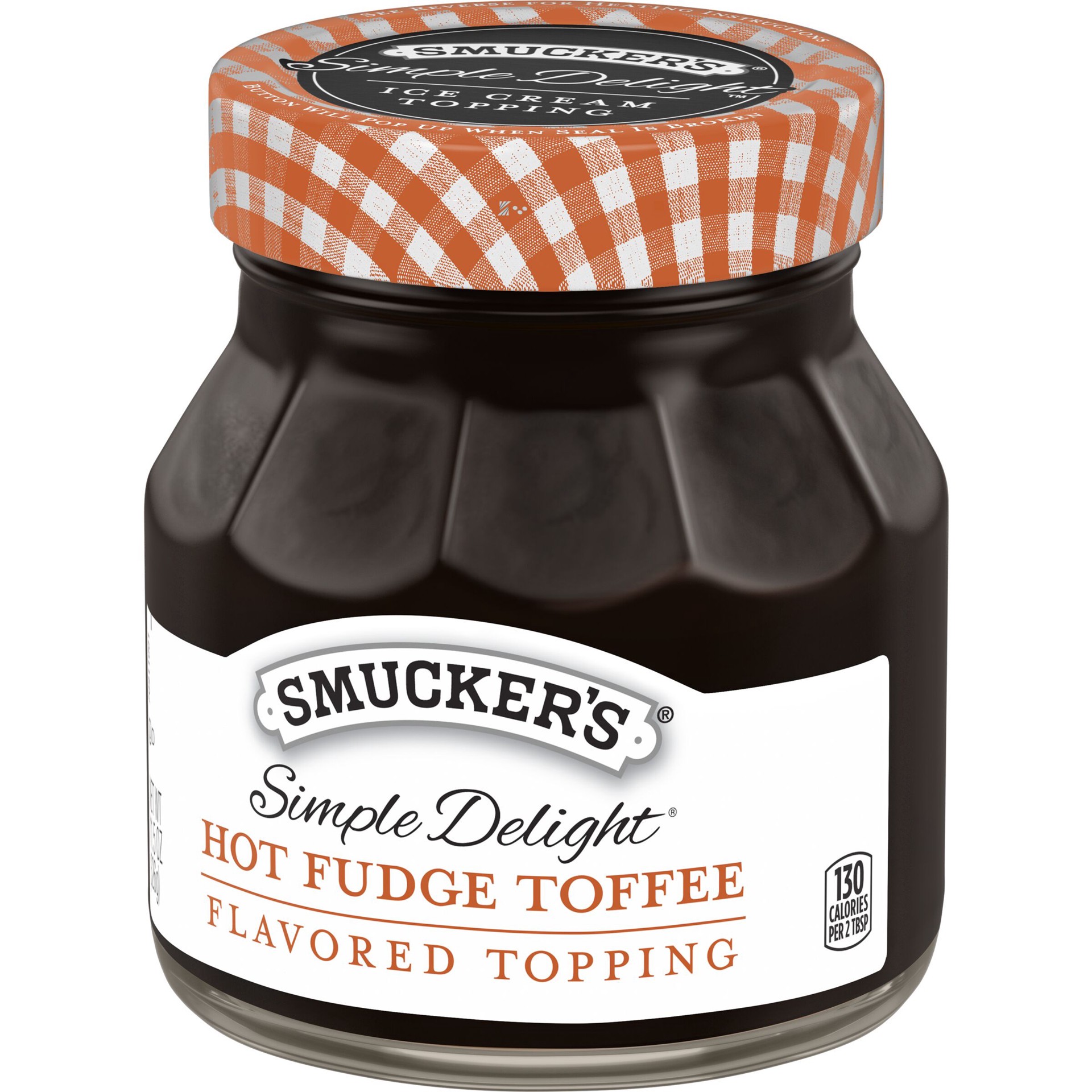 slide 2 of 3, Smucker's Simple Delight Hot Fudge Toffee Flavored Topping, 11.5 Ounces, 11.5 oz