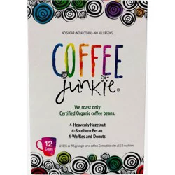 Coffee Junkie Variety Pack Single Serve Coffee Cups
