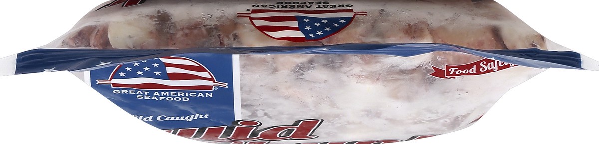slide 4 of 5, Great American Seafood Squid, Wild Caught, Chunks, 2.5 lb