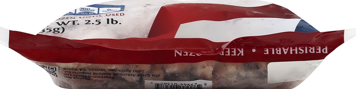 slide 3 of 5, Great American Seafood Squid, Wild Caught, Chunks, 2.5 lb