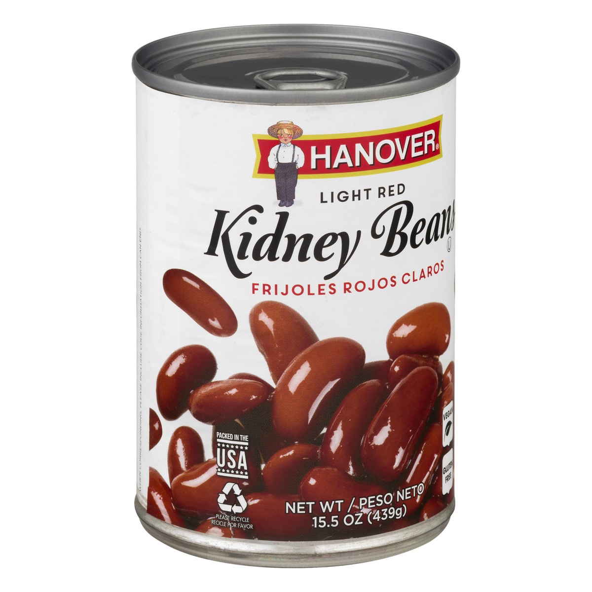 slide 2 of 9, Hanover Light Red Kidney Beans 15.5 oz, 15.5 oz
