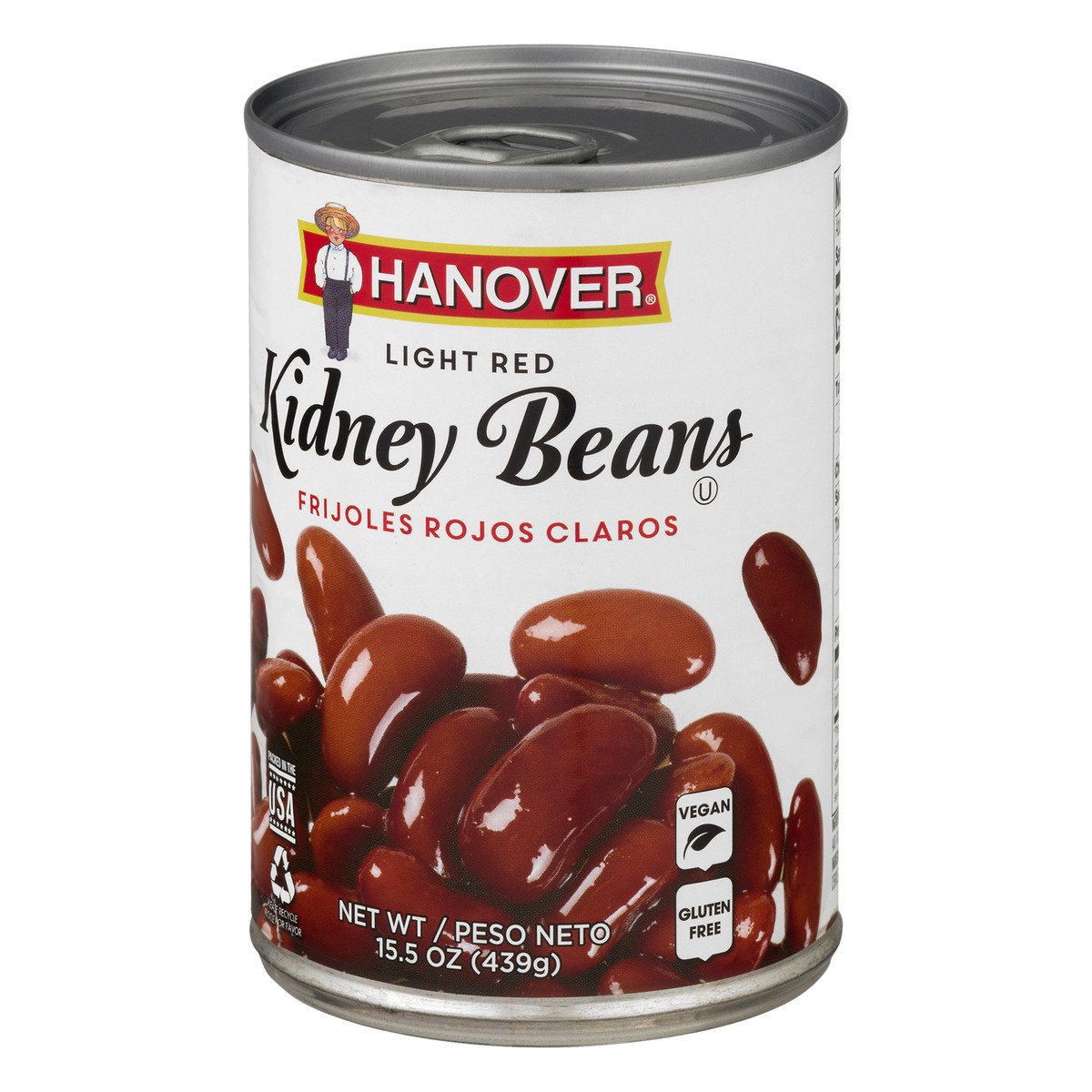 slide 3 of 9, Hanover Light Red Kidney Beans 15.5 oz, 15.5 oz