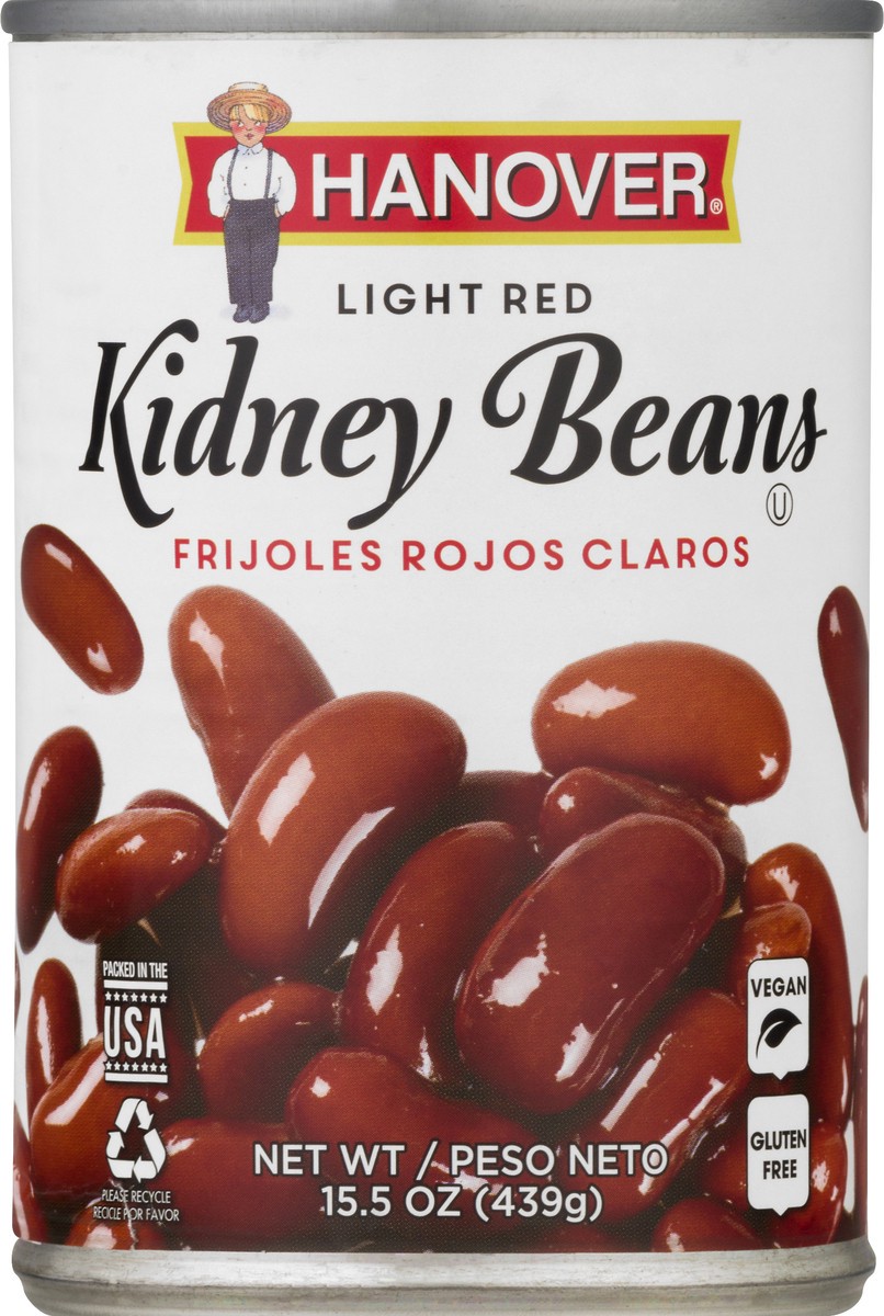 slide 6 of 9, Hanover Light Red Kidney Beans 15.5 oz, 15.5 oz