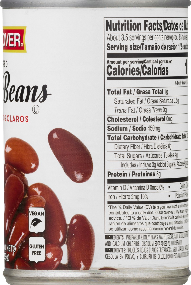 slide 8 of 9, Hanover Light Red Kidney Beans 15.5 oz, 15.5 oz