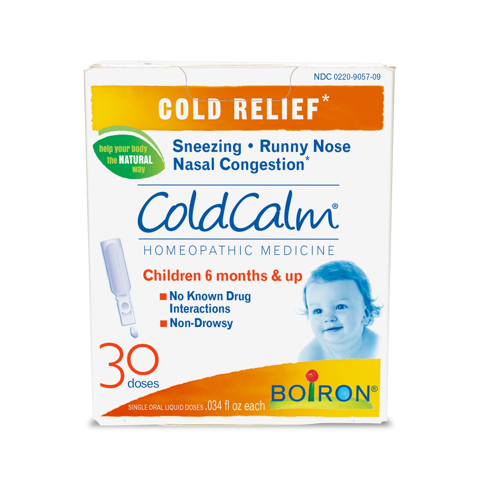 slide 1 of 1, Boiron Baby Coldcalm Liquid, 30 ct