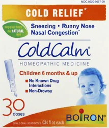 Boiron ColdCalm Baby 30 Single Liquid Doses
