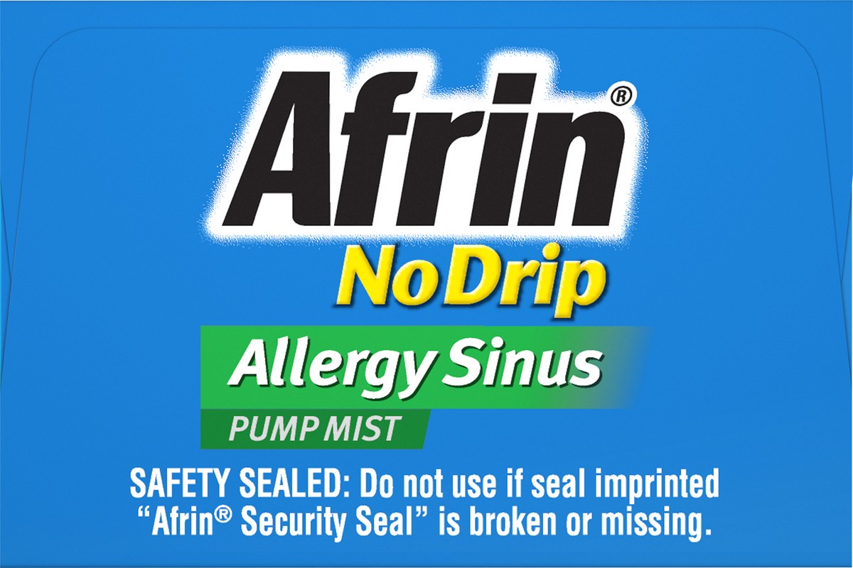 slide 10 of 11, Afrin No Drip Allergy Sinus Mist Pump, 0.5 fl oz