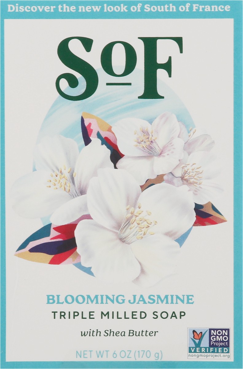 slide 4 of 14, SOF Triple Milled Blooming Jasmine Soap 6 oz, 6 oz