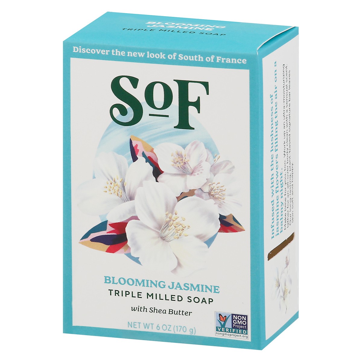 slide 9 of 14, SOF Triple Milled Blooming Jasmine Soap 6 oz, 6 oz