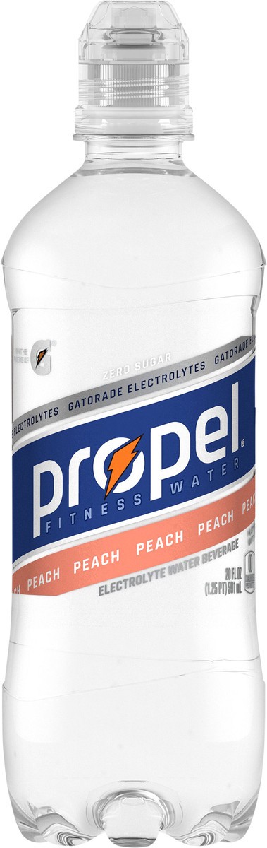 slide 5 of 6, Propel Electrolyte Water Beverage Peach - 20 fl oz, 20 fl oz