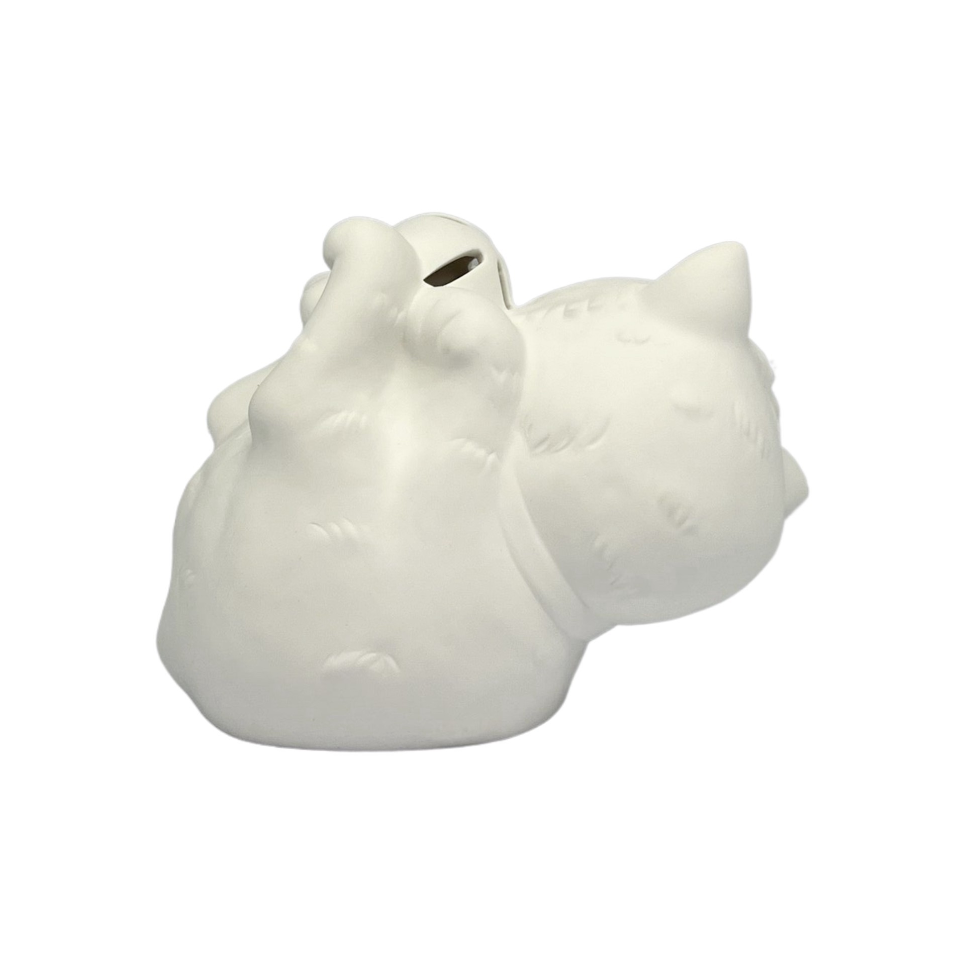 slide 2 of 8, 7" Led Diy Ceramic Cat With Bell Decor By Make Market, 7 in x 4.35 in x 5 in