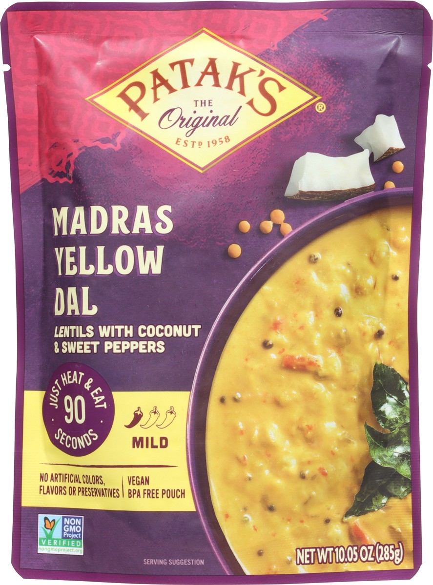 slide 2 of 13, Patak's Mild Madras Yellow Dal 10.5 oz, 10.5 oz