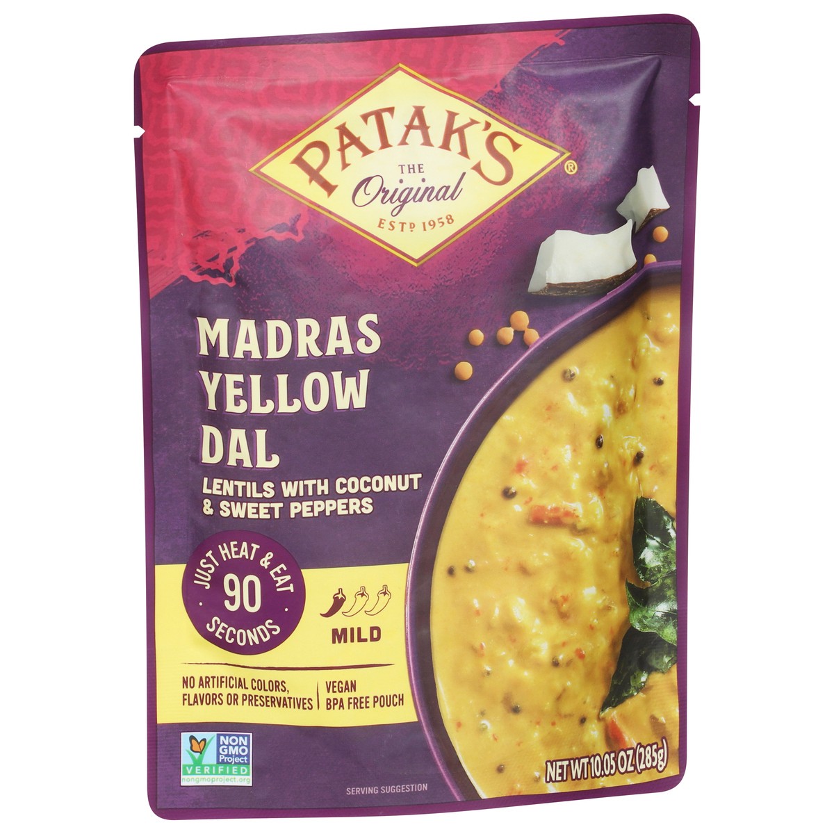 slide 4 of 13, Patak's Mild Madras Yellow Dal 10.5 oz, 10.5 oz