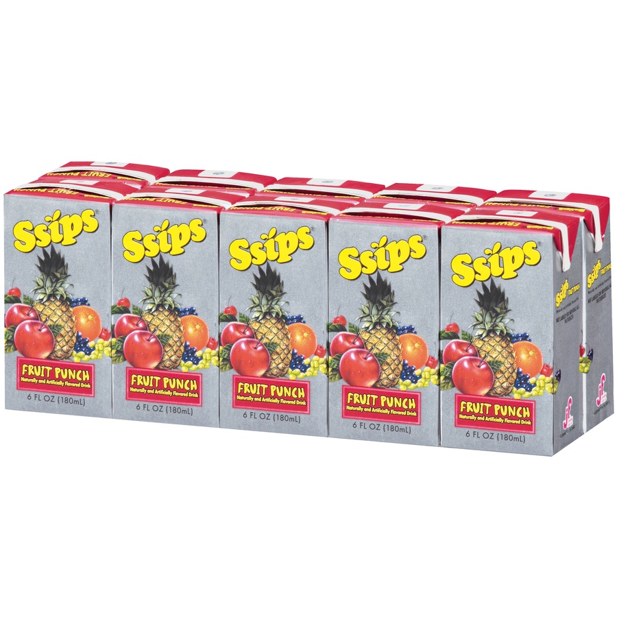 slide 3 of 3, Ssips Fruit Punch 10Pk, 67 oz