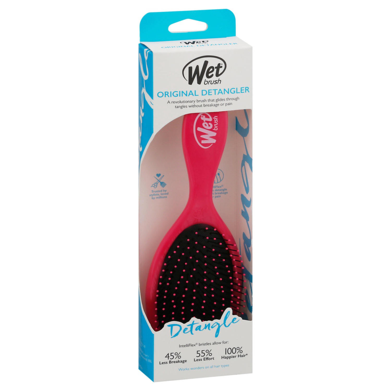 slide 1 of 1, Wet Brush Pink Original Detangler 1 ea Box, 1 ea