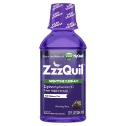 ZzzQuil Nighttime Sleep-Aid Liquid - Berry - 12 fl oz