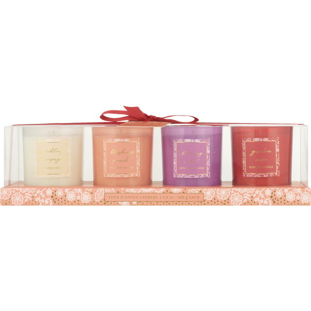 slide 1 of 1, DECORWARE Votives In Pvc Assorted 4 Pk, 4 ct