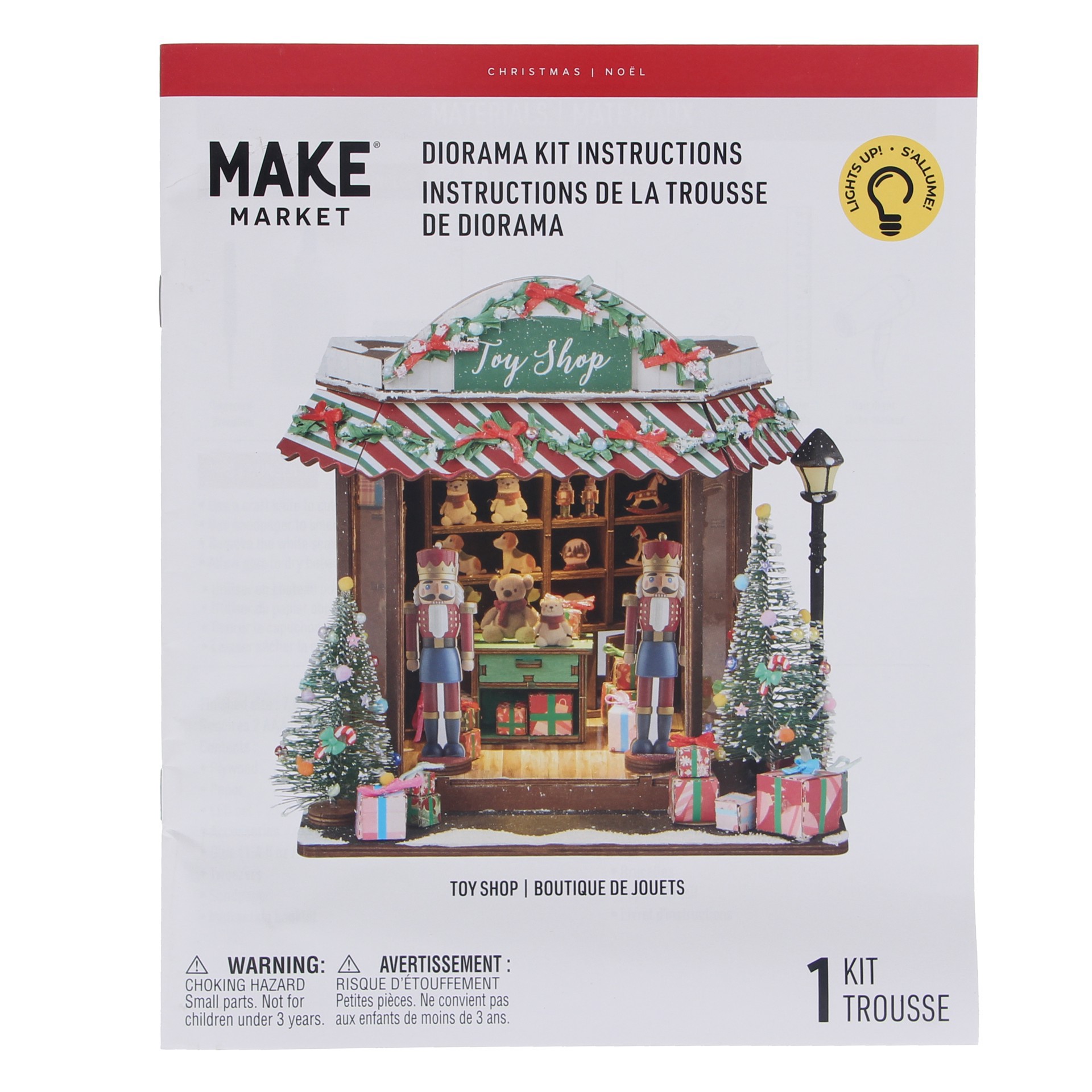 slide 9 of 9, Toy Shop Diorama Kit By Make Market, 7.6 in x 6.8 in x 7.9 in