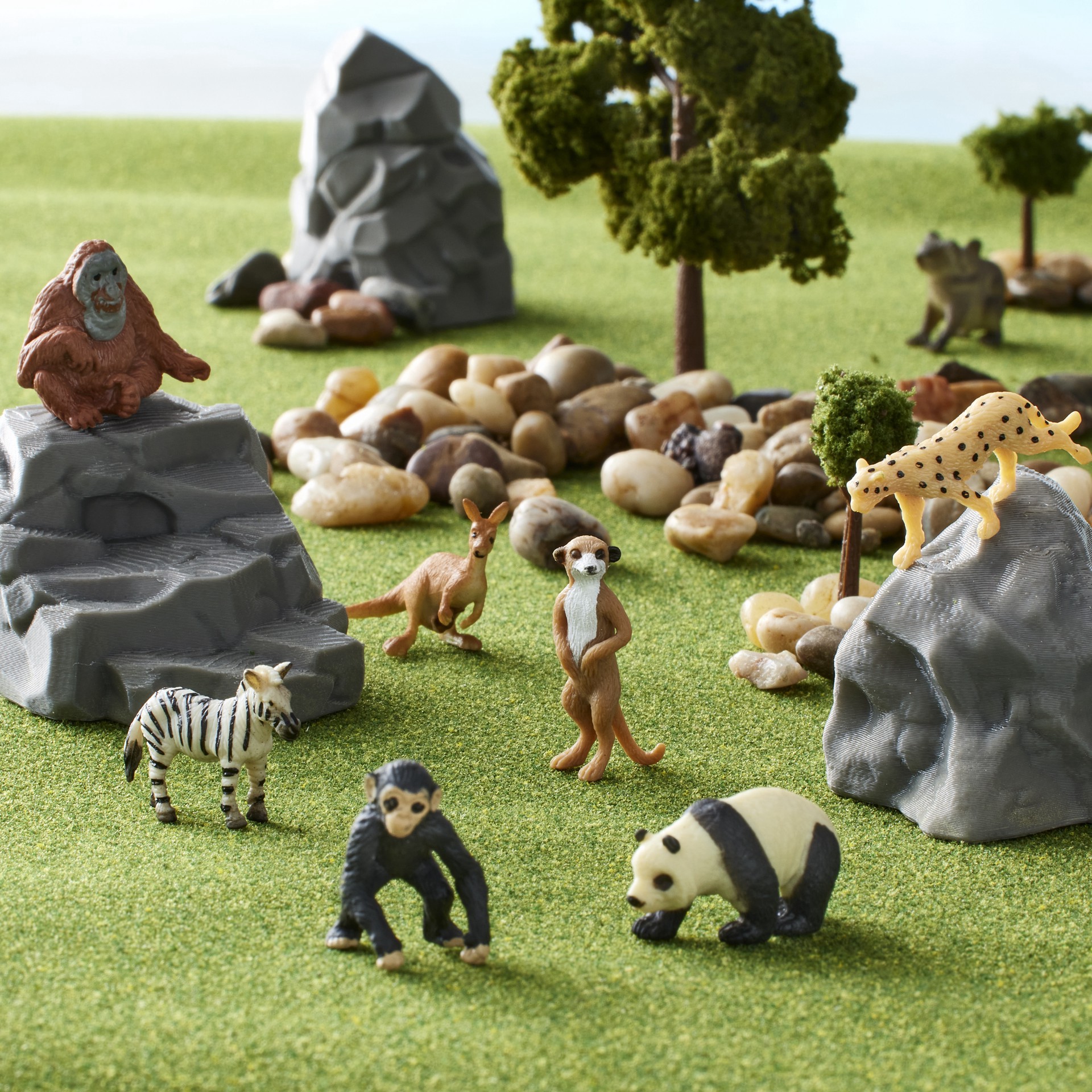 slide 2 of 5, Safari Ltd. Safari Ltd Good Luck Minis Exotic Fun Pack, 4.02 in x 3.74 in x 0.39 in