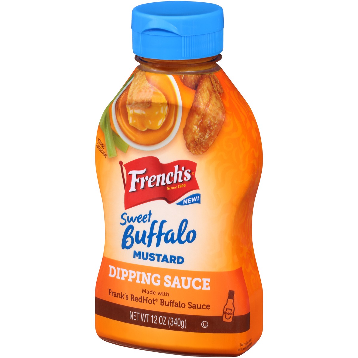 slide 2 of 9, French's Sweet Buffalo Mustard Dipping Sauce, 12 oz, 12 oz