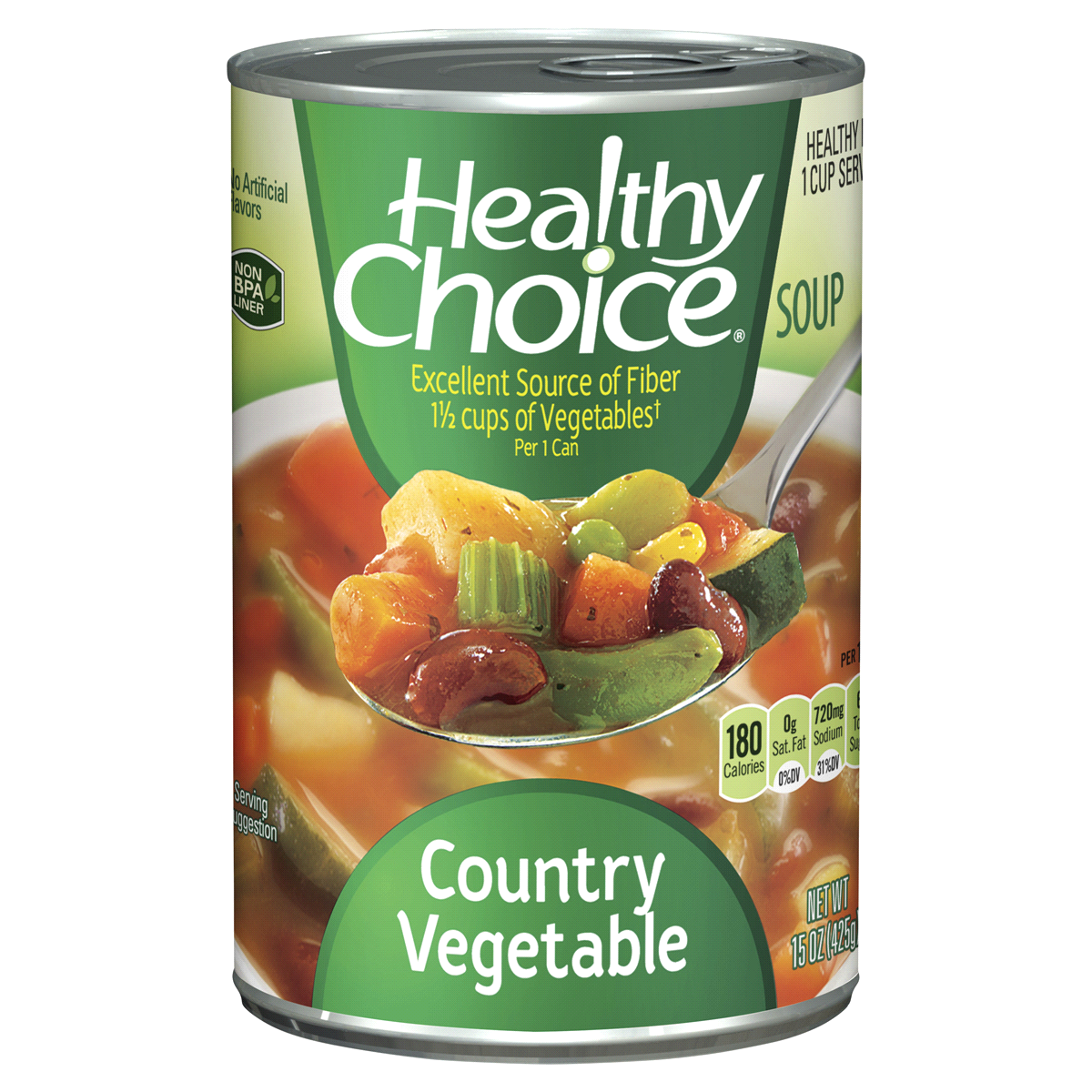 slide 1 of 4, Healthy Choice Country Vegetable Soup, 15 oz