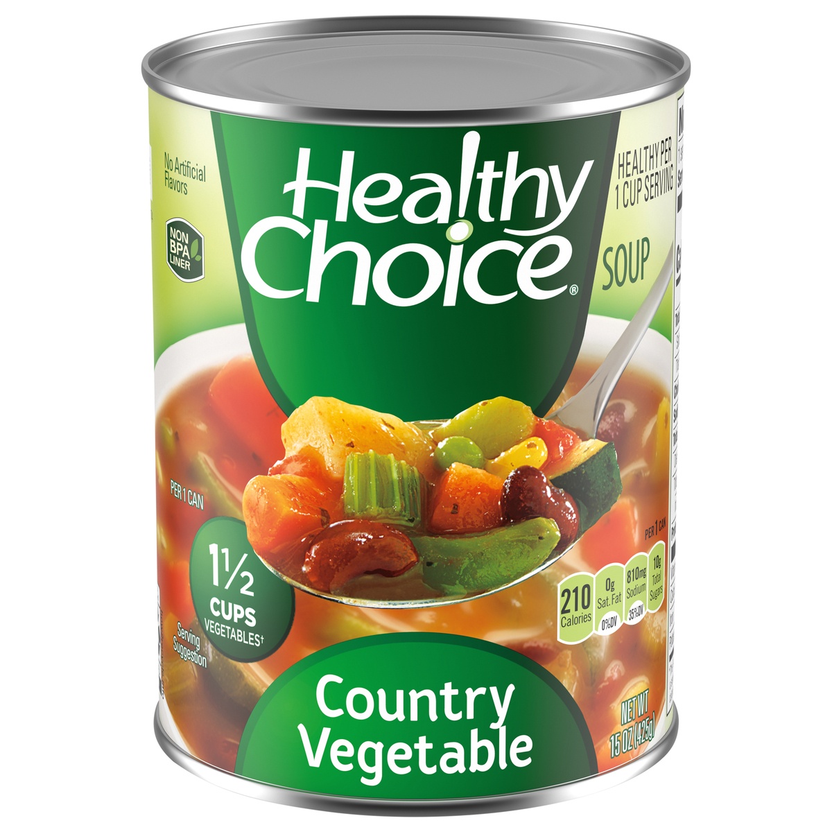 slide 1 of 1, Healthy Choice Country Vegetable Soup, 