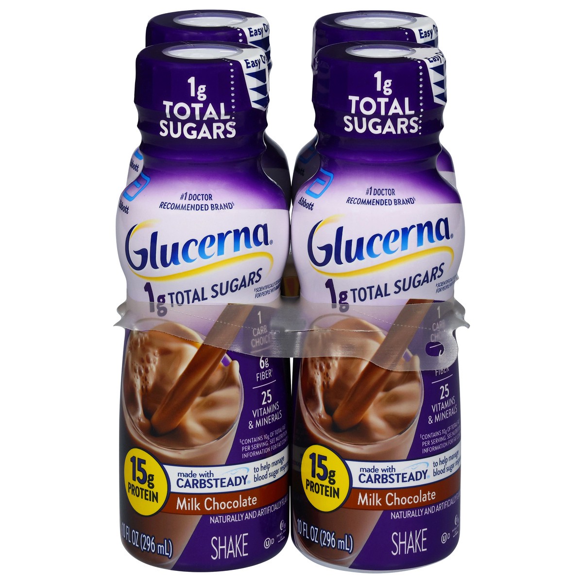 slide 9 of 15, Glucerna Milk Chocolate Shake 4 - 10 fl oz Bottles, 4 ct