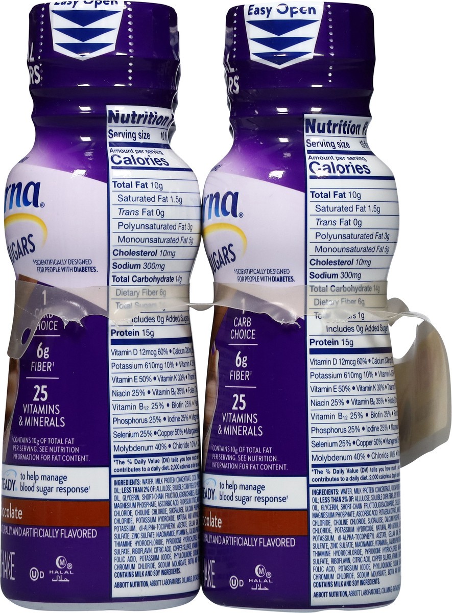 slide 10 of 15, Glucerna Milk Chocolate Shake 4 - 10 fl oz Bottles, 4 ct