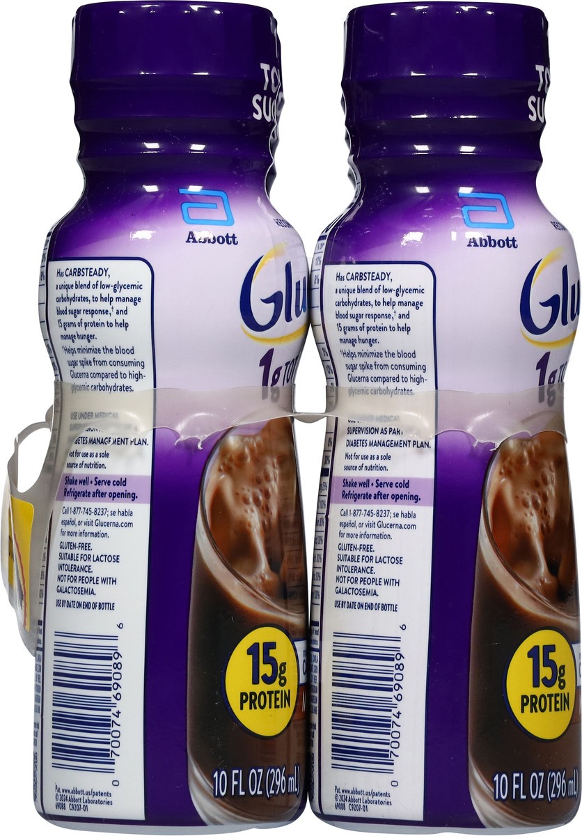 slide 6 of 15, Glucerna Milk Chocolate Shake 4 - 10 fl oz Bottles, 4 ct
