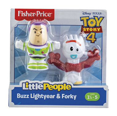 slide 1 of 1, Fisher-Price Fisher Price Little People Toy Story 4 Buzz Lightyear & Forky, 1 ct