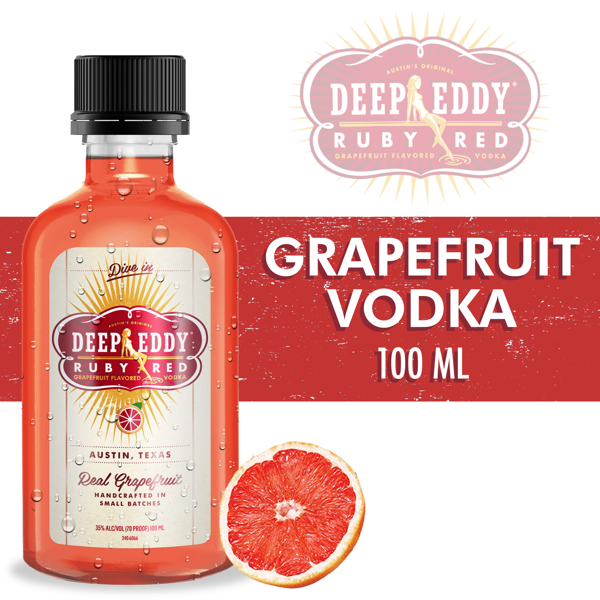 slide 3 of 3, Deep Eddy Ruby Red Vodka, 100 ml