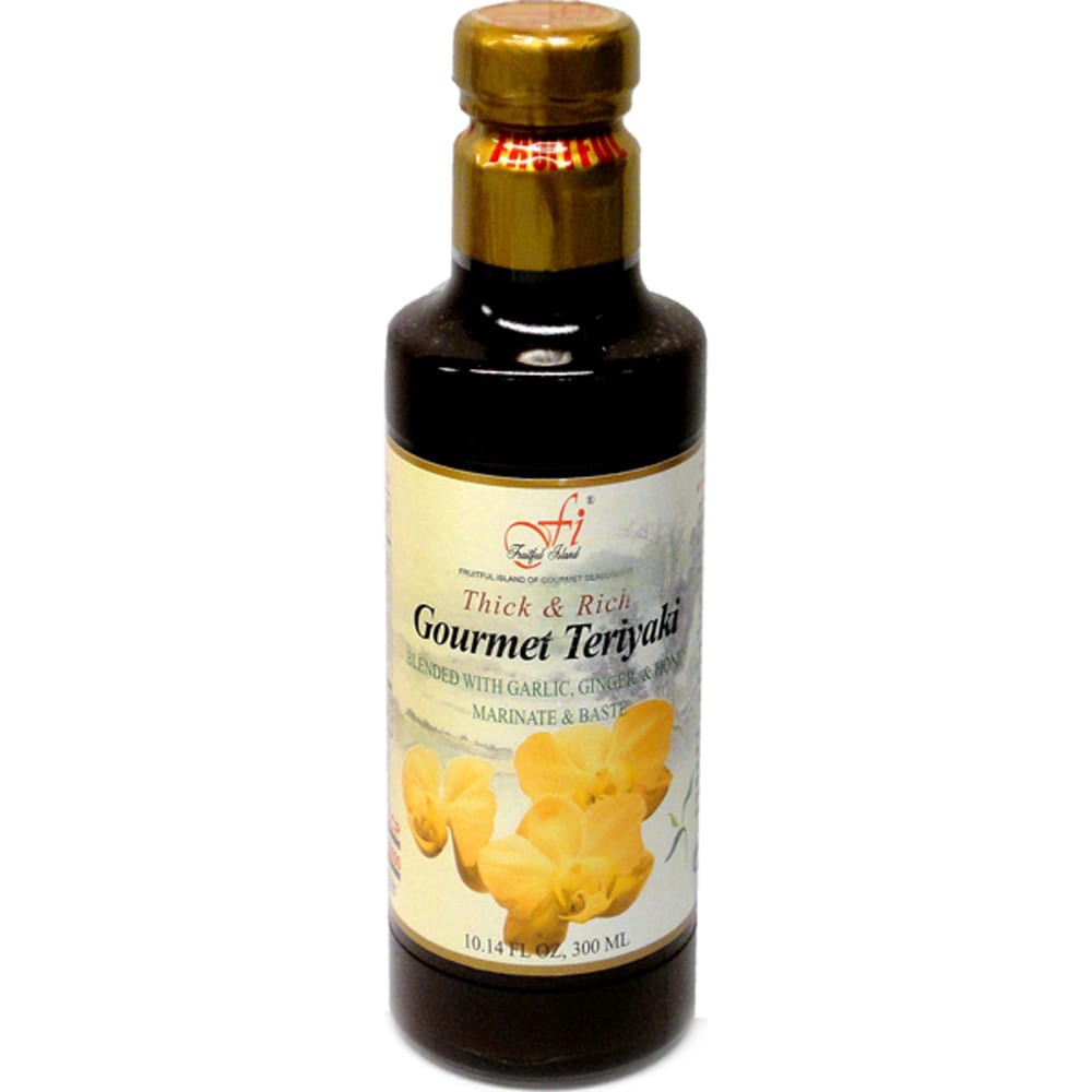 slide 2 of 3, Fruitful Island Thick & Rich Gourmet Teriyaki, 10.14 fl oz