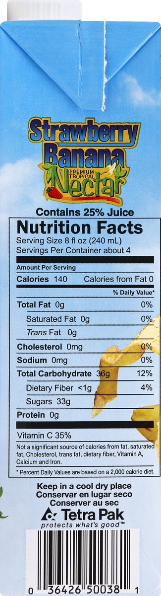 slide 3 of 4, Mira Strawberry Banana Nectar 33.8 fl oz, 33.8 fl oz