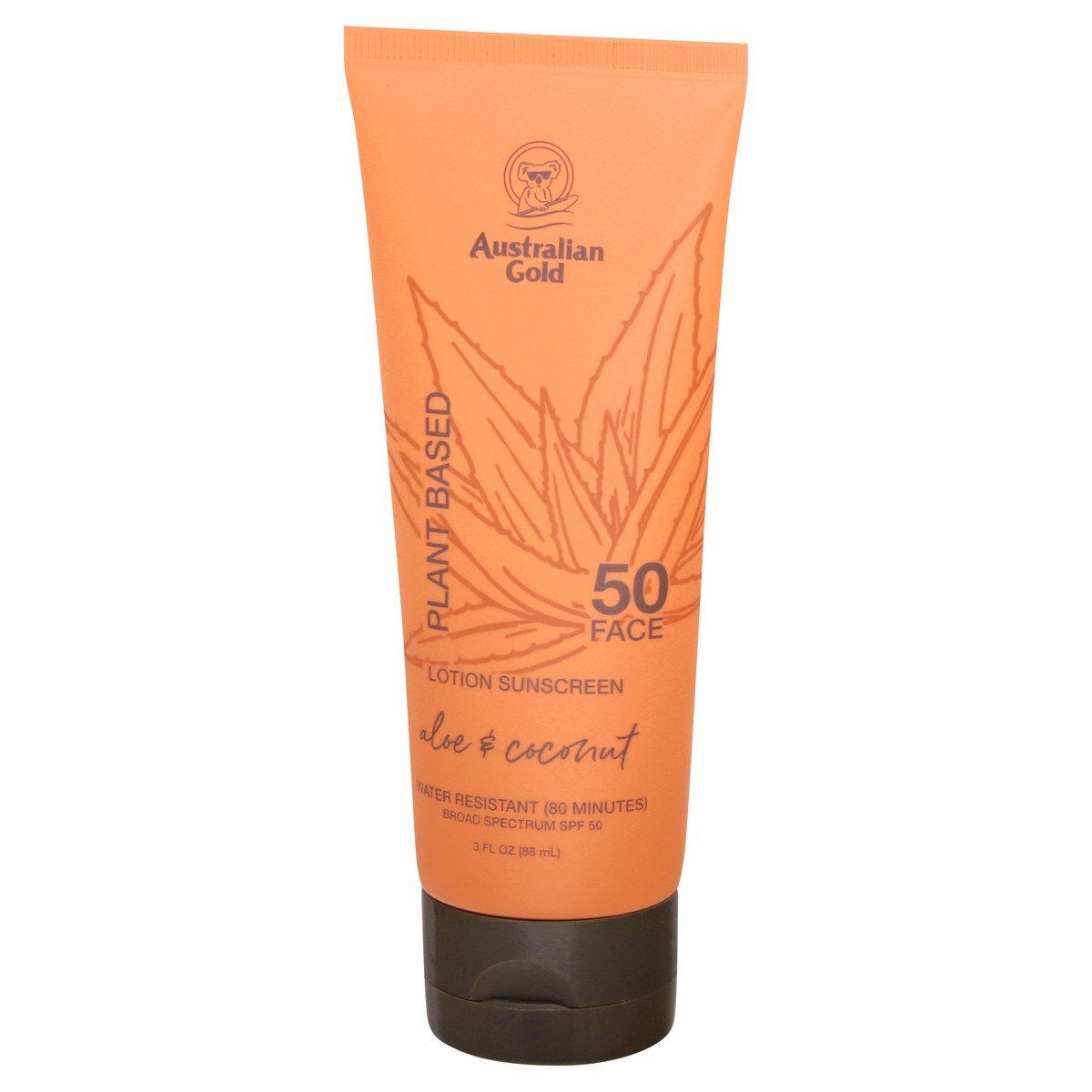slide 5 of 9, Australian Gold Broad Spectrum SPF 50 Aloe & Coconut Lotion Sunscreen 3 oz, 3 oz